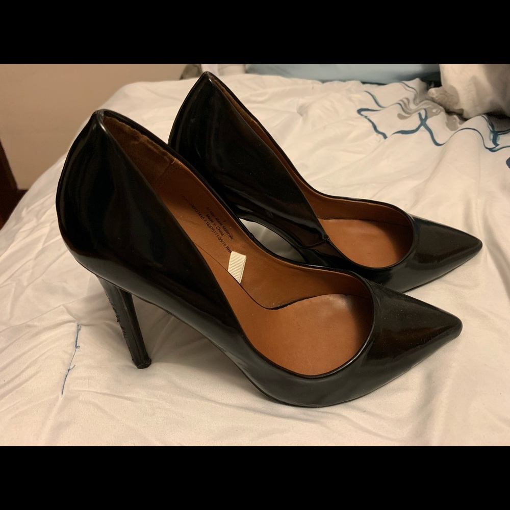 Black heels.  Size 9.